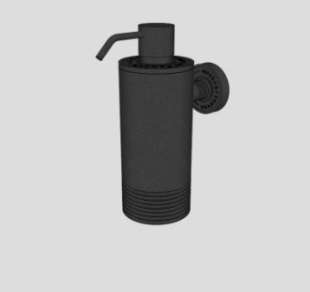黑色肥皂分配器SU模型下载_sketchup草图大师SKP模型