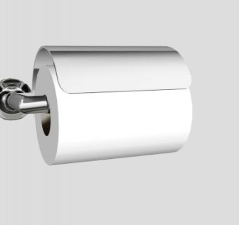 奥丁铬厕所纸架SU模型下载_sketchup草图大师SKP模型