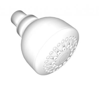 卫浴单功能淋浴头SU模型下载_sketchup草图大师SKP模型