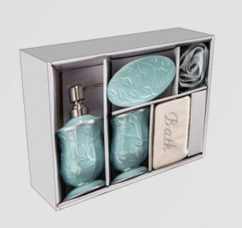 浴室卫浴小件SU模型下载_sketchup草图大师SKP模型