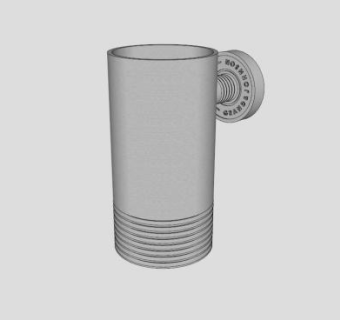 壁挂式杯杯座SU模型下载_sketchup草图大师SKP模型