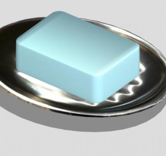 卫浴肥皂碟不锈钢SU模型下载_sketchup草图大师SKP模型