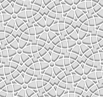 几何图形装饰面板SU模型下载_sketchup草图大师SKP模型