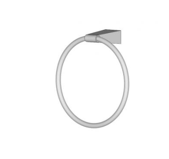 浴室卫浴毛巾环SU模型下载_sketchup草图大师SKP模型