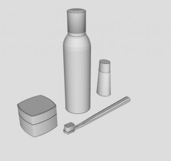 卫生间设置小件SU模型下载_sketchup草图大师SKP模型