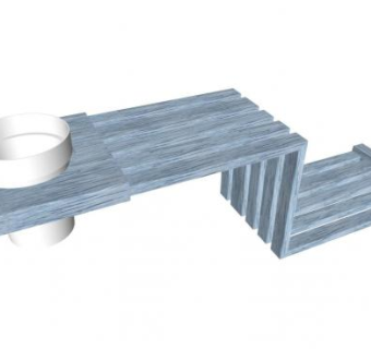 浴室配件台盆SU模型下载_sketchup草图大师SKP模型