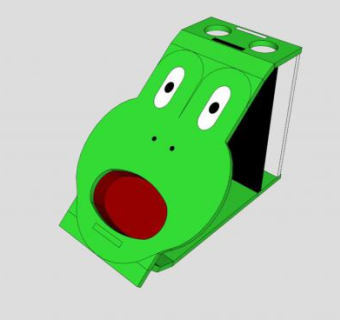 绿色卫生洁具SU模型下载_sketchup草图大师SKP模型