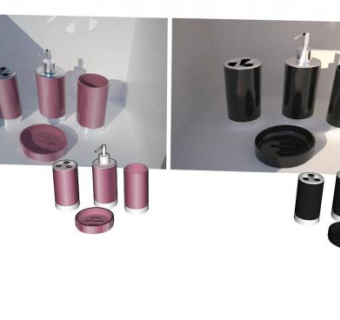 浴室配件SU模型下载_sketchup草图大师SKP模型