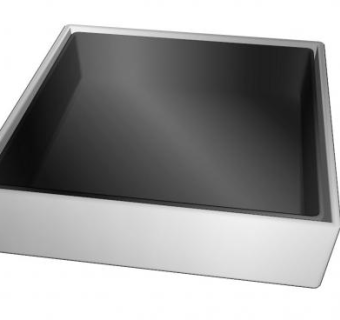 浴室肥皂碟镀铬小件SU模型下载_sketchup草图大师SKP模型