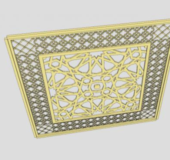 欧式花纹装饰SU模型下载_sketchup草图大师SKP模型