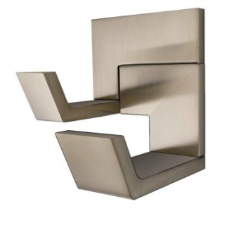 探针钩金色卫浴钩架SU模型下载_sketchup草图大师SKP模型