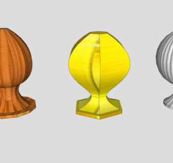 欧式五金门把手SU模型下载_sketchup草图大师SKP模型