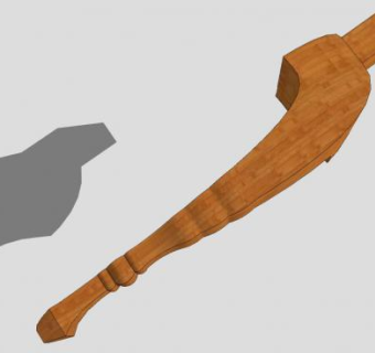 欧式桌腿支架SU模型下载_sketchup草图大师SKP模型