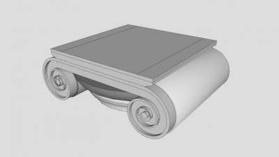 欧式柱式柱头SU模型下载_sketchup草图大师SKP模型