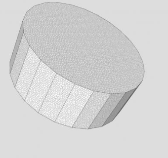 多边形短石柱SU模型下载_sketchup草图大师SKP模型