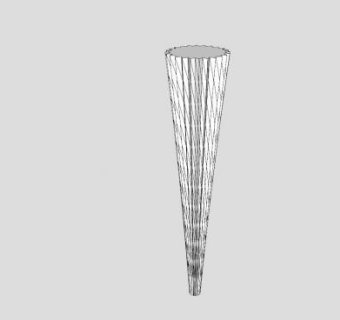锯齿状柱子SU模型下载_sketchup草图大师SKP模型