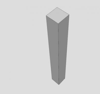 蕊柱SU模型下载_sketchup草图大师SKP模型