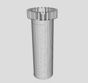 城堡石柱SU模型下载_sketchup草图大师SKP模型