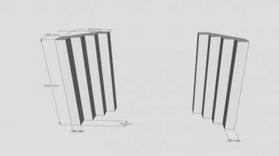 阶梯形石柱SU模型下载_sketchup草图大师SKP模型