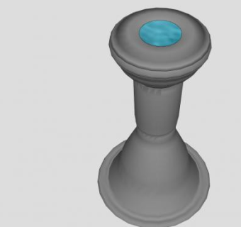 石柱上有水SU模型下载_sketchup草图大师SKP模型