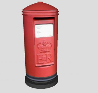 邮筒SU模型下载_sketchup草图大师SKP模型