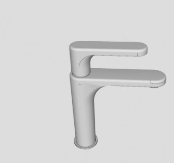 盆柱式水龙头SU模型下载_sketchup草图大师SKP模型