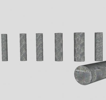 奇琴伊察的石柱SU模型下载_sketchup草图大师SKP模型