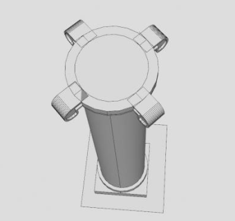 爱奥尼克罗马柱SU模型下载_sketchup草图大师SKP模型