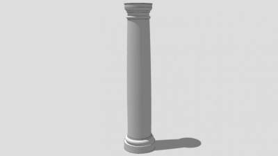 塔司干柱式SU模型下载_sketchup草图大师SKP模型