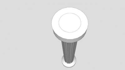 简易罗马风格石柱SU模型下载_sketchup草图大师SKP模型