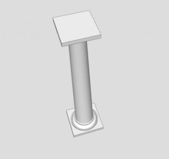 多利克柱SU模型下载_sketchup草图大师SKP模型