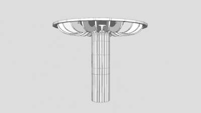 现代景观灯柱SU模型下载_sketchup草图大师SKP模型