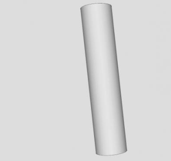 简单型圆柱SU模型下载_sketchup草图大师SKP模型