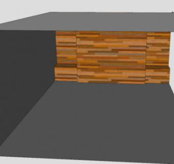 木制壁炉架SU模型下载_sketchup草图大师SKP模型