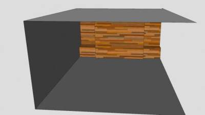 木制壁炉架SU模型下载_sketchup草图大师SKP模型
