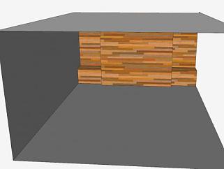 木制壁炉架SU模型下载_sketchup草图大师SKP模型