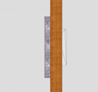 现代大理石壁炉SU模型下载_sketchup草图大师SKP模型