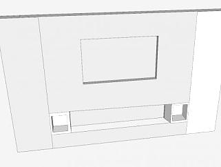 简易嵌壁式壁炉SU模型下载_sketchup草图大师SKP模型