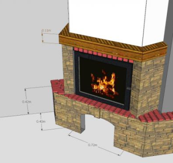 埃及风格壁炉SU模型下载_sketchup草图大师SKP模型