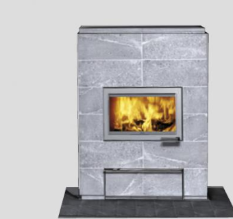 独立式燃木壁炉SU模型下载_sketchup草图大师SKP模型