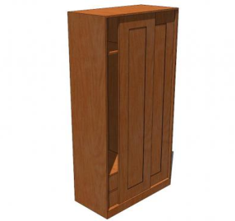 实木衣橱衣柜SU模型下载_sketchup草图大师SKP模型