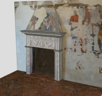 乌尔比诺壁炉SU模型下载_sketchup草图大师SKP模型