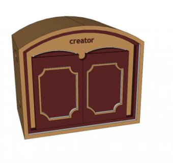 创造者衣橱SU模型下载_sketchup草图大师SKP模型