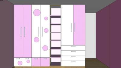 宜家简约衣柜SU模型下载_sketchup草图大师SKP模型