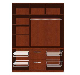 卧室家居衣柜SU模型下载_sketchup草图大师SKP模型