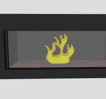 嵌墙电壁炉SU模型下载_sketchup草图大师SKP模型