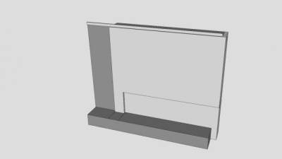 壁炉墙草图SU模型下载_sketchup草图大师SKP模型