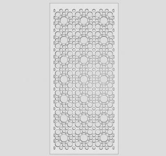 气泡镂空隔断SU模型下载_sketchup草图大师SKP模型