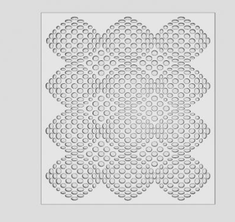 气泡镂空屏风SU模型下载_sketchup草图大师SKP模型