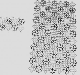 阿拉伯式屏风隔断SU模型下载_sketchup草图大师SKP模型